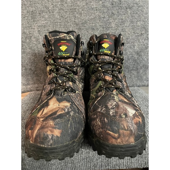 Herman Survivors Camo 400g Thinsulate Insulated Waterproof Hunting Boots Size 12 - Picture 3 of 9